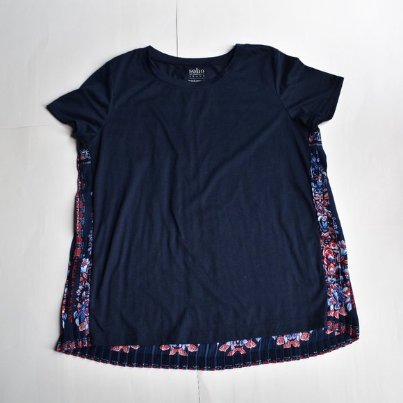 New York & Company Soho Dark Blue Shirt - Picture 3 of 6